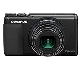 Olympus SH-60 Digitalkamera (16 Megapixel, 24-fach Super Zoom, 7,6 cm (3 Zoll) LCD-Display, iHS, 5-achsiger Bildstabilisator, Full HD, Live Guide) schwarz