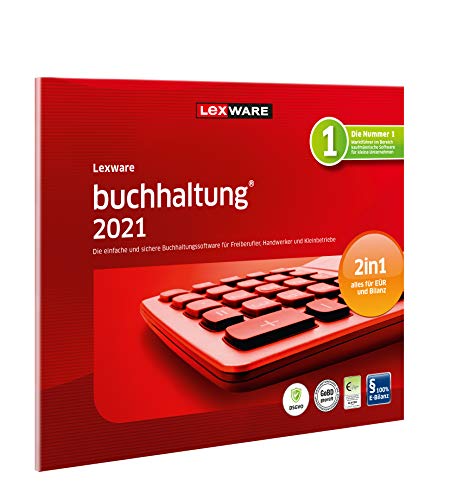 Lexware buchhaltung 2021|basis-Version in frustfreier Verpackung (Jahreslizenz)|Einfache Buchhaltungs-Software für Freiberufler|Kompatibel mit Windows 8.1 oder aktueller|Standard|1|1 Jahr|PC|Disc
