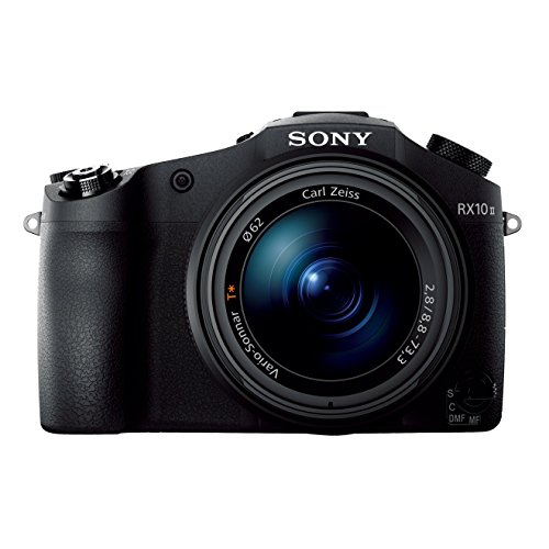 Sony DSC-RX10M2 Premium Bridge Kamera (20,2 Megapixel, 7,6 cm (3 Zoll) Display, 8-fach opt. Zoom, 4K UHD Videoaufnahme, 40x Slow-Motion, WiFi, NFC) inkl. 24-200 mm F2,8 Zeiss Objektiv schwarz