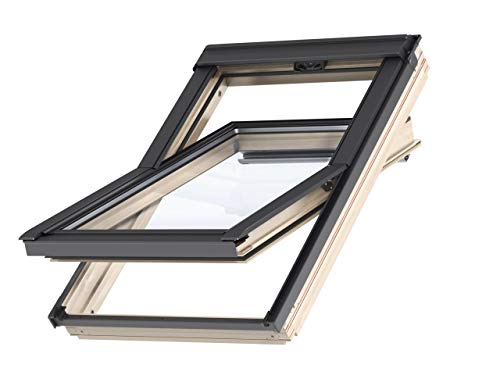 Velux Dachfenster aus Holz - „Thermo-Technology' (78 x 118) mit Eindeckrahmen
