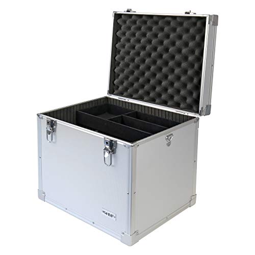 HMF 14802-02 Putzbox, Alu Aufbewahrungsbox, Universalkoffer, 41 x 33 x 36 cm