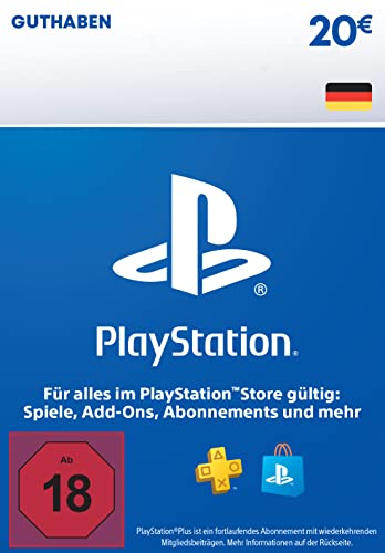 PlayStation Store Guthaben 20 EUR | PSN Deutsches Konto | PS5/PS4 Download Code
