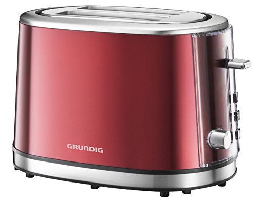 Grundig TA 6330 Toaster Red Sense, 18 centimeters l x 32 centimeters w x 20 centimeters h