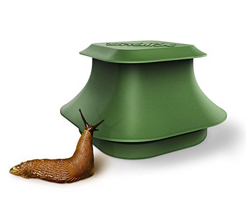 SnailX Schneckenfalle Starter-Set - Falle & Lockmittel | sichere, saubere und hocheffiziente Schneckenbekämpfung | Schneckenschutz für Garten, Haus & Hochbeet (80% weniger Schneckenkorn nötig)