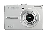 Samsung L200 Digitalkamera (10 Megapixel, 3-Fach Opt. Zoom, 6,4 cm (2,5 Zoll) Display) Silber