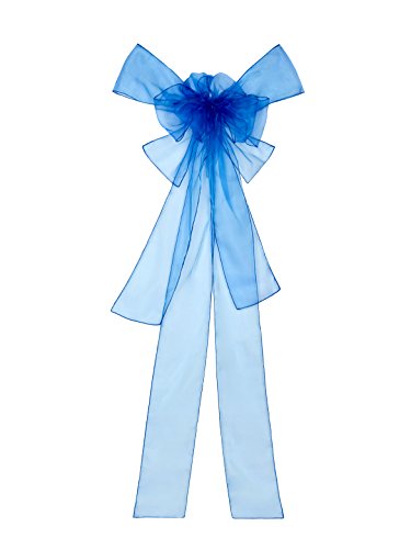 blaue Organz Schleife, Organzatraum als große und elegante Geschenkschleife
