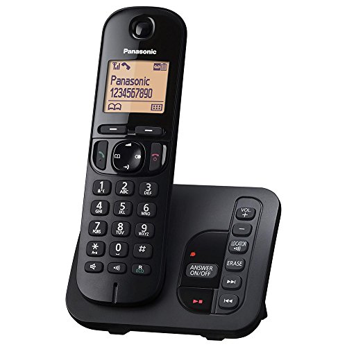 Panasonic KX-TGC220GB Schnurlostelefon mit AB KX-TGC220 schwarz