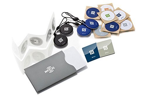 NFC Starter Kit, der perfekte Einstieg in die NFC Welt, kompatibel mit Allen NFC Smartphones, Starter Kit Maxi