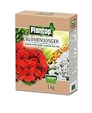 PLANTOP Balkonblumendünger 1 kg Blumen Dünger Pflanzen Balkon NPK