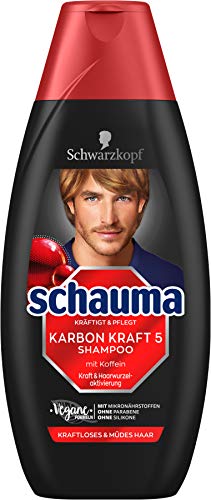 SCHWARZKOPF SCHAUMA Shampoo Karbon Kraft 5, 1er Pack (1 x 400 ml)