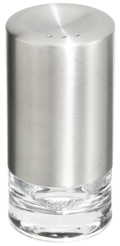 Emsa 504673 Salz- und Pfeffer-Streuer, 8 cm, Edelstahl, Silber, Accenta