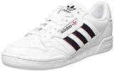 adidas Herren Continental 80 Stripes Sneaker, Cloud White/Collegiate Navy/Vivid Red, 42 2/3 EU