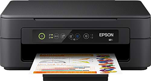 Epson Expression Home XP-2100 3-in-1-Tintenstrahl-Multifunktionsgerät, Drucker (Scanner, Kopierer, WiFi, Einzelpatronen, 4 Farben, DIN A4) Amazon Dash Replenishment-fähig, schwarz