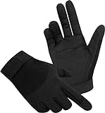 normani Tactical Army Gloves Herrenhandschuhe aus Spezialkunstleder Farbe Schwarz Größe L