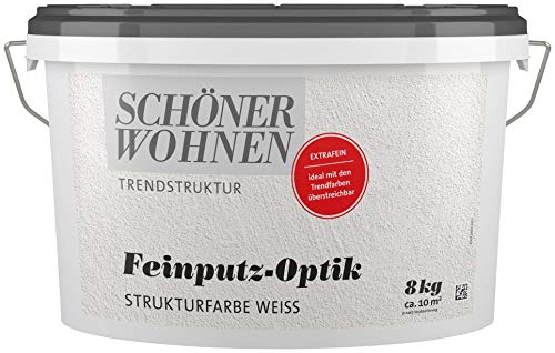 Feinputz-Optik Strukturfarbe extrafein 8 kg Schöner Wohnen