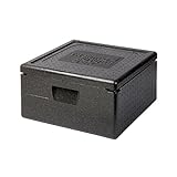 Thermo Future Box Quadratische Thermobx Kühlbox, Transportbox Warmhaltebox und Isolierbox mit Deckel,21 Liter Pizzabox,Thermobox aus EPP (expandiertes Polypropylen)