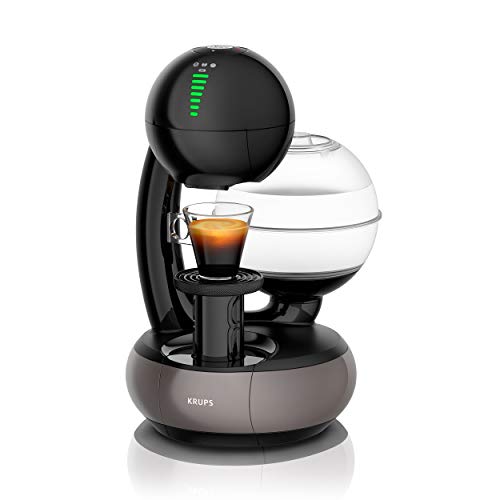 Krups KP3108 Nescafé Dolce Gusto Esperta Kaffeekapselmaschine (1500 Watt, Wassertankkapazität: 1,4l, Pumpendruck: 15 Bar) schwarz/titan-grau