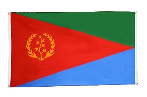 Flaggenfritze® Balkonflagge Eritrea