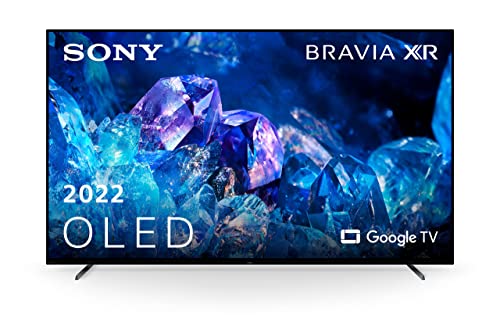 Sony XR-55A80K/P BRAVIA XR 55 Zoll Fernseher (OLED ,4K Ultra HD,High Dynamic Range (HDR),Smart TV (Google TV),2022 Modell),Titanschwarz inkl 24 + 6 Monate Herstellergarantie