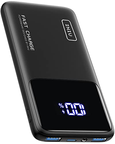 INIU Power Bank, 22.5W Powerbank klein Aber stark 10500mAh, PD3.0 QC4.0 Fast Charging(USB C Input&Output) LED Display Externe handyakkus, kompatibel mit iPhone 13 12 Pro Samsung S21 AirPods iPad etc.