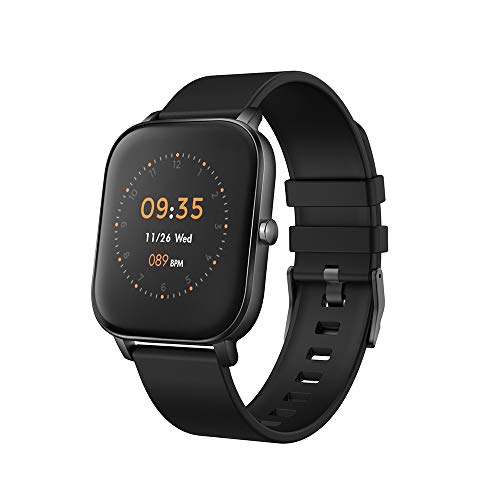moreFit Smartwatch Fitness Armband Uhr mit Pulsuhr 1,4 Zoll Touchscreen Sportuhr Smartwatch Damen Herren mit Aktivitätstracker Schlafmonitor Musiksteuerung Romte Capture für Android iOS Smartphone