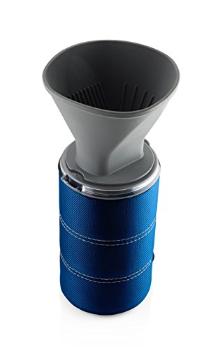 GSI Kaffeekanne mit Filteraufsatz, blau, 79466