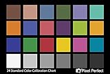 Pixel Perfect Kamera-Farbkorrekturkarte – 12,7 x 17,8 cm für Foto und Video – Referenz-Werkzeug, Graukarte, Ziel-Weißabgleich, Belichtung, Temperatur, Farbkalibrierung (1 Stück)