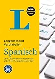 Langenscheidt Verbtabellen Spanisch: Über 1.000 Verbformen nachschlagen und mit dem Konjugationstrainer üben