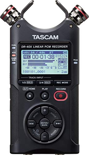 Tascam DR-40X Tragbarer Vierspur-Audiorecorder und USB-Interface