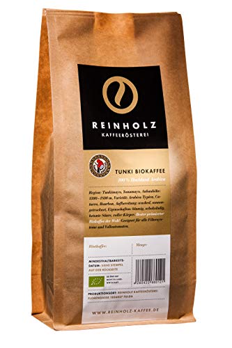 Reinholz Kaffeerösterei Bio-Kaffee Tunki - 250 g ganze Bohne