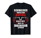 Schweißer Metallbau Schweisser Schlosser Geschenk T-Shirt
