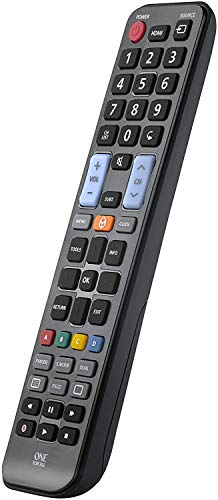 One For All Samsung TV Fernbedienung - Funktioniert mit ALLEN Samsung TV / Smart TV - die ideale TV-Ersatzfernbedienung - URC1910