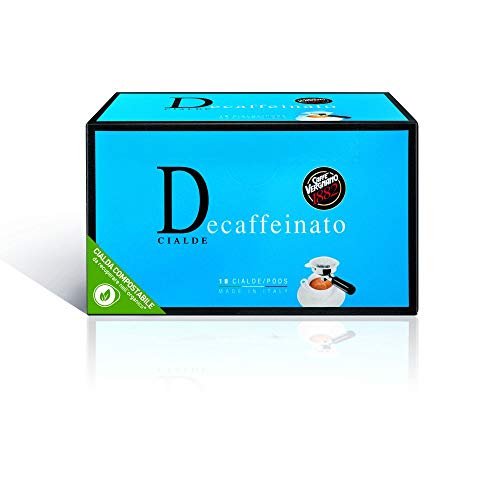 Caffè Vergnano 1882 Pads Caffè Decaffeinato (Entkoffeiniert) - Packung enthält 18 Pads