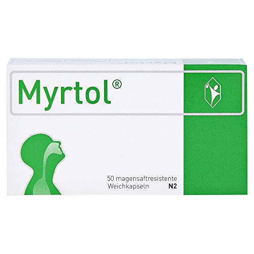 Myrtol Weichkapseln befreit die Atemwege bei Sinusitis und Bronchitis, 50 St. Kapseln