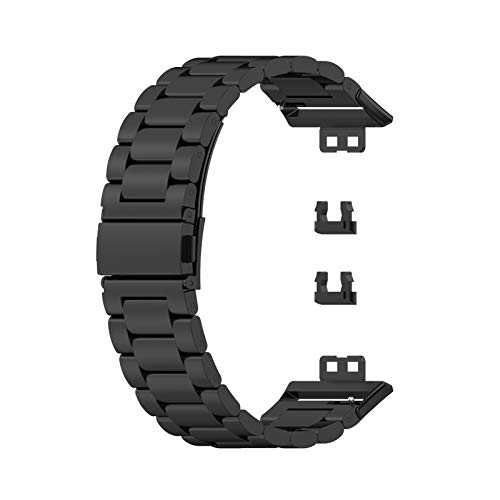 Armband kompatibel für HUAWEI Uhr FIT Smart Watch, Edelstahl Ersatzband Armband für Männer Frauen
