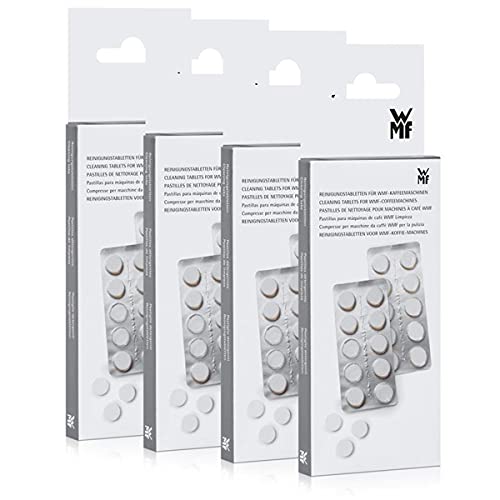 4x WMF Reinigungstabletten für Kaffeespezialitäten Vollautomaten, 20 Tabletten