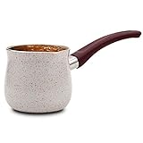 NAVA Schmelztiegel | 300 ML | Türkische Kaffeekanne mit Granitbeschichtung für die Zubereitung von türkischem Kaffee