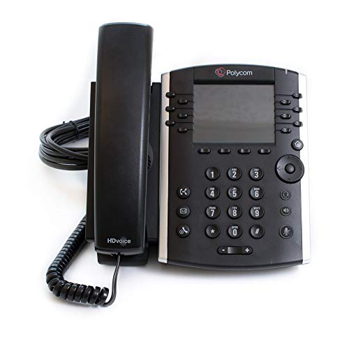 Polycom VVX410 IP Telefon Netzteil Nicht enthalten (Zertifiziert generalüberholt)