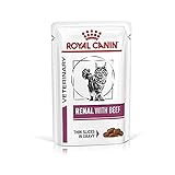 Royal Canin Vet Diet Renal Frischebeutel 12 x 85 g Beef Katze