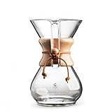 Chemex Karaffe für 6 Tassen (850 ml) Aktionspaket mit 250 gr. Filterkaffee von der Kaffeerösterei Mondo del Caffè