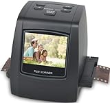 Digital Film Scanner, Eigenständiger Diascanner und Negativscanner Konvertiert Negative und Filmdias von 35mm, 126, 110, Super 8 und 8mm in JPEG-Bilder, 2,4' LCD-Display