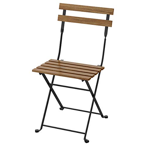 IKEA Tärnö Chair, Outdoor faltbar schwarz/hellbraun Bunt Akazie
