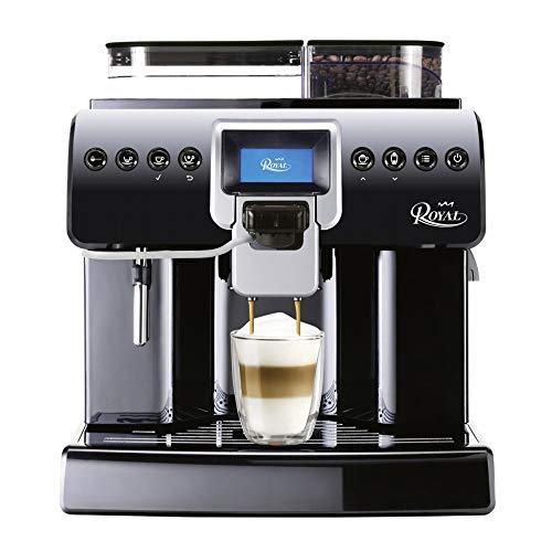 Saeco Royal One Touch Cappuccino Kaffeevollautomat schwarz (Gewerbezulassung, 15bar, 1400 Watt)