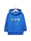 ESPRIT KIDS Jungen RQ1500412 Sweatshirt W HO Kapuzenpullover, Blau (Infinity Blue 422), 104/110 (Herstellergröße: 104+)