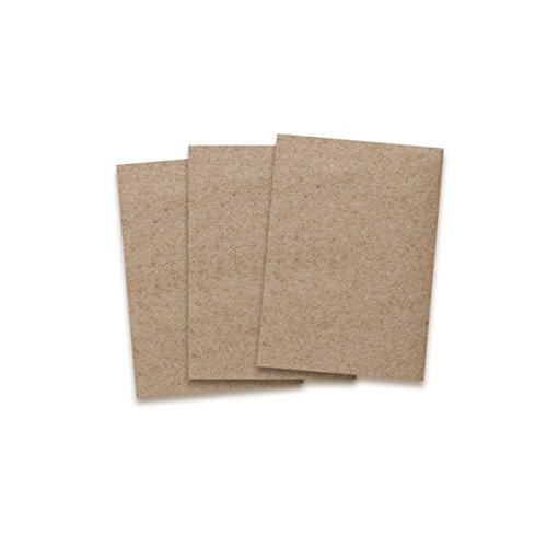 Kraftpapier-Karten in Braun - 50 Stück - bedruckbare Post-Karten in DIN A6 Format 10,5x 14,8 cm I 350g/m² I Exklusive Grußkarten für besondere Anlässe