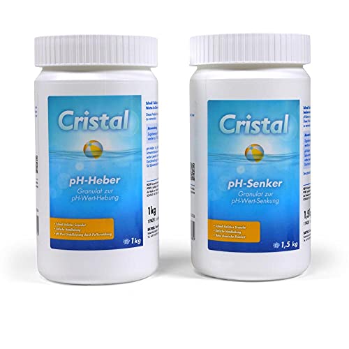 Cristal pH - Spar Set - Cristal PH-Heber 1 kg + pH-Senker 1,5 kg