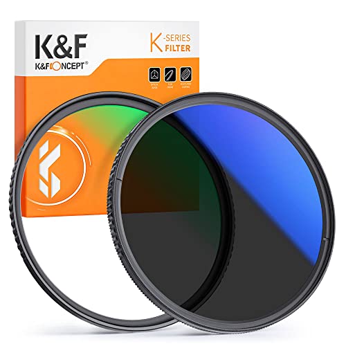 K&F Concept Filterset K-Serie Polfilter CPL Filter + MCUV Filter, Zirkularer Polarisationsfilter & UV-Sperrfilter-58mm