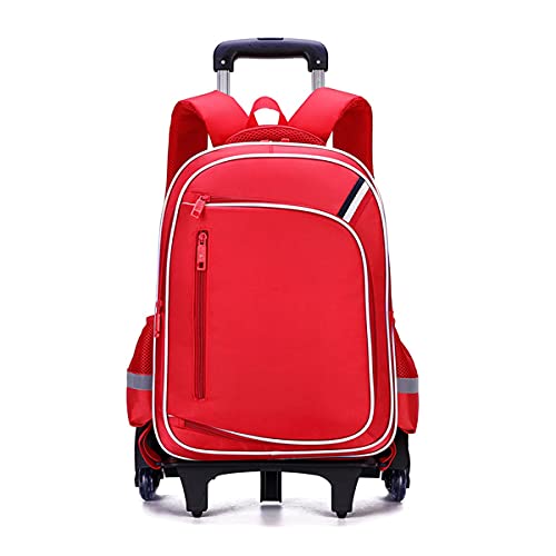 YUTCRE Trolley Rucksack für Jungen Mädchen, Kinder Trolley Schultaschen Schultrolley Schulranzen auf Rädern hohe Kapazität Abnehmbarer Wheels Laptop School Backpack Luggage