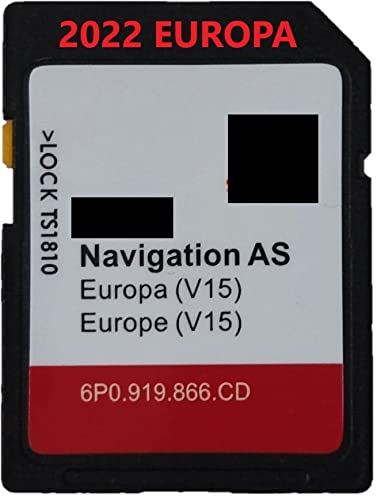 SD Karte GPS Europa 2022 - Navigation AS MIB2 - Seat Discover Media - V15-6P0919866CD