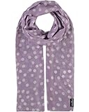 FRAAS Damen-Schal mit Punkte-Muster - perfekt für Frühling und Sommer - luftiges Mode-Accessoire Lavendel